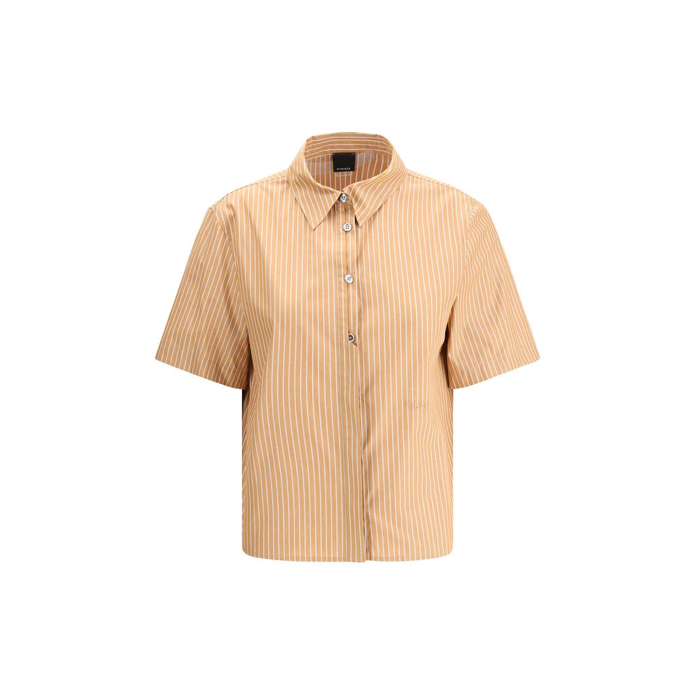 Chemise rayée à manches courtes PINKO
