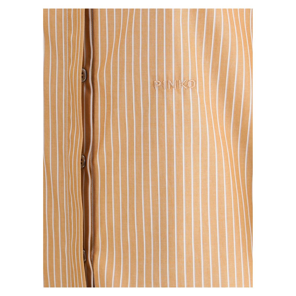 Chemise rayée à manches courtes PINKO