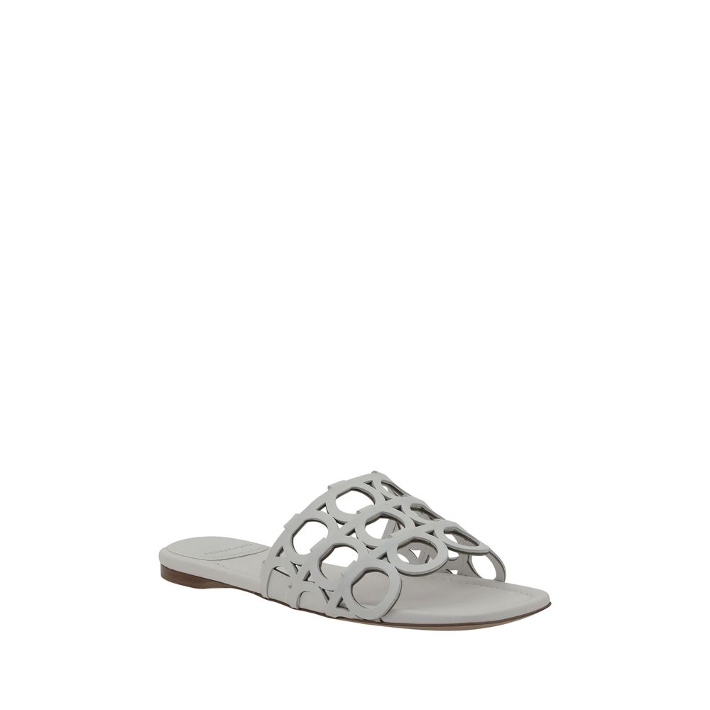 Sandales Ferragamo à motif Gancini