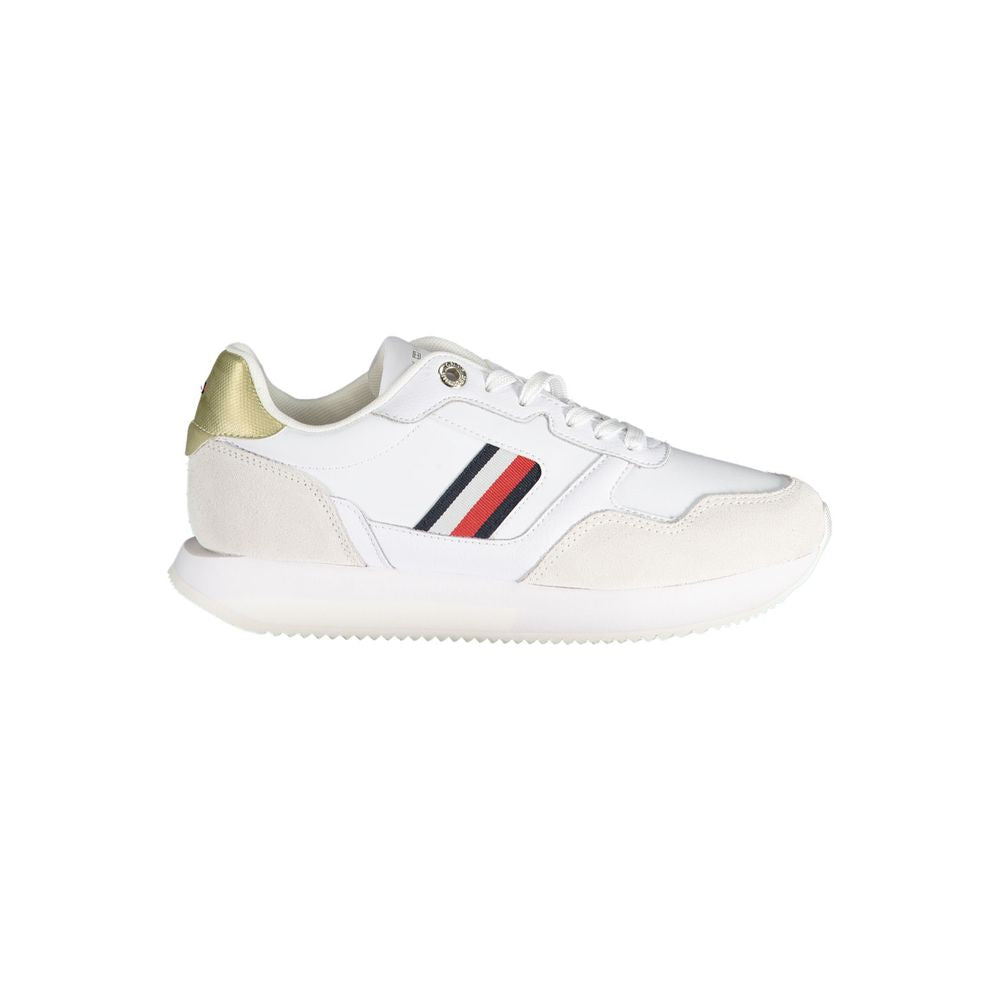 Baskets Tommy Hilfiger en cuir blanc pour femme