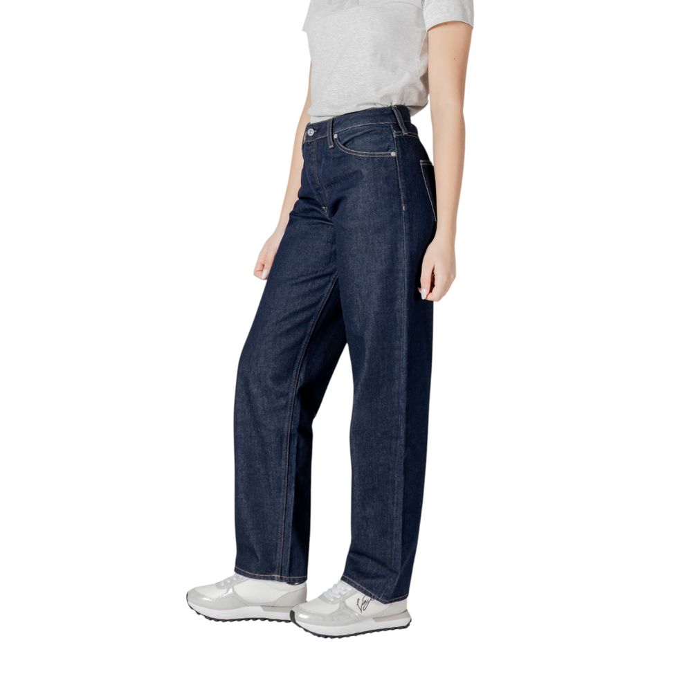 Calvin Klein Jeans Blue Cotton Relaxed Fit Jean