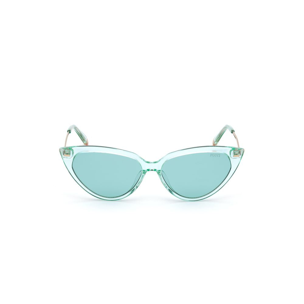 Lunettes de soleil en acétate marron Emilio Pucci