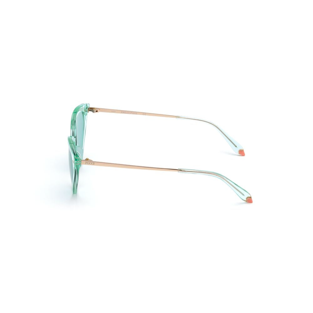 Lunettes de soleil en acétate marron Emilio Pucci