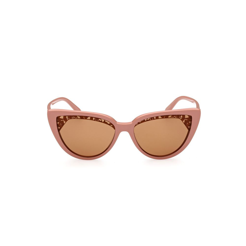 Lunettes de soleil en acétate marron Emilio Pucci