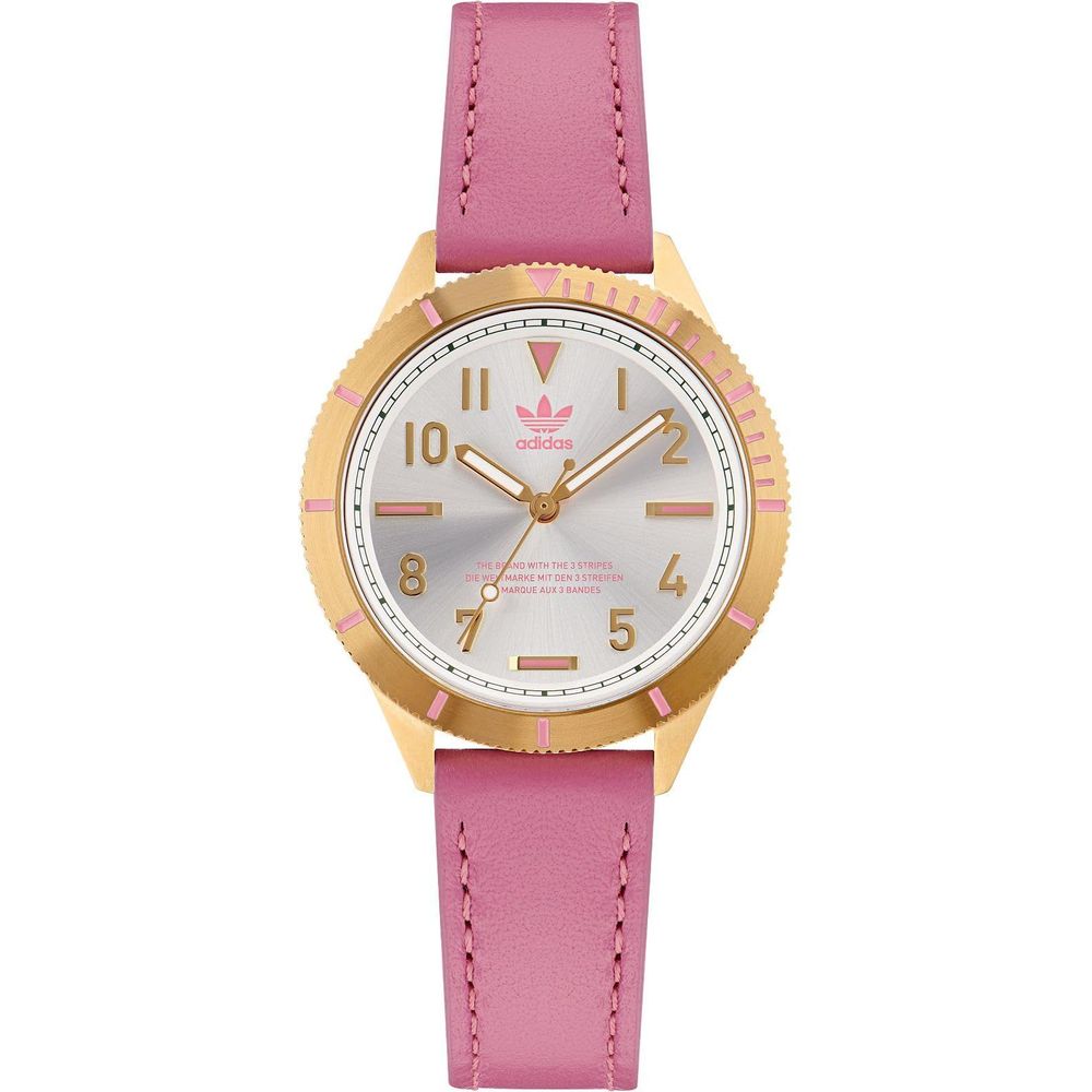 Montre Adidas en cuir multicolore