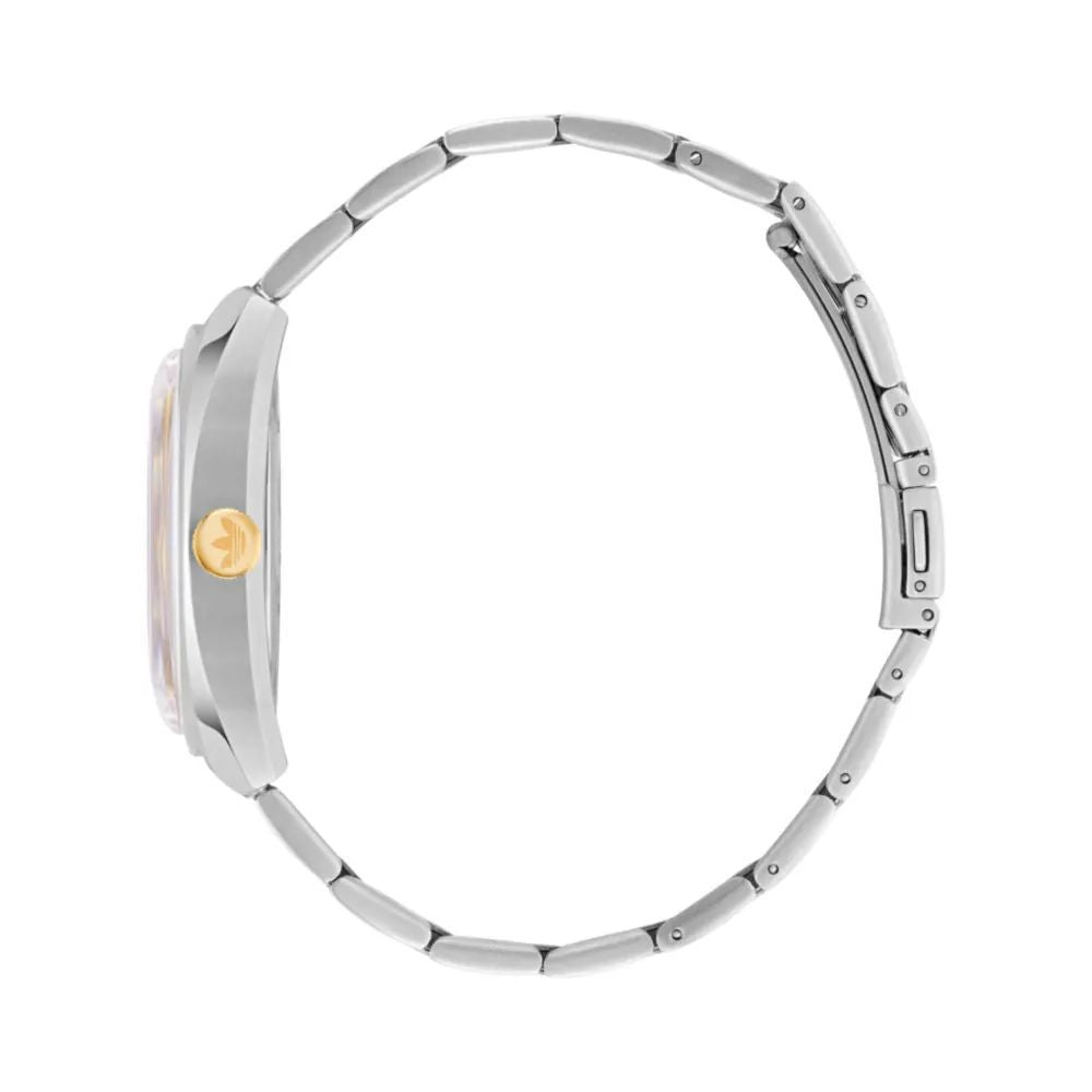 Montre Adidas en acier inoxydable gris