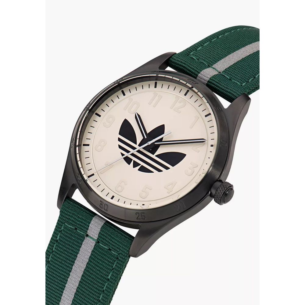Montre Adidas en tissu vert