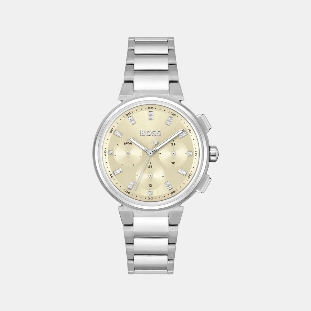 Montre Hugo Boss en acier inoxydable argenté