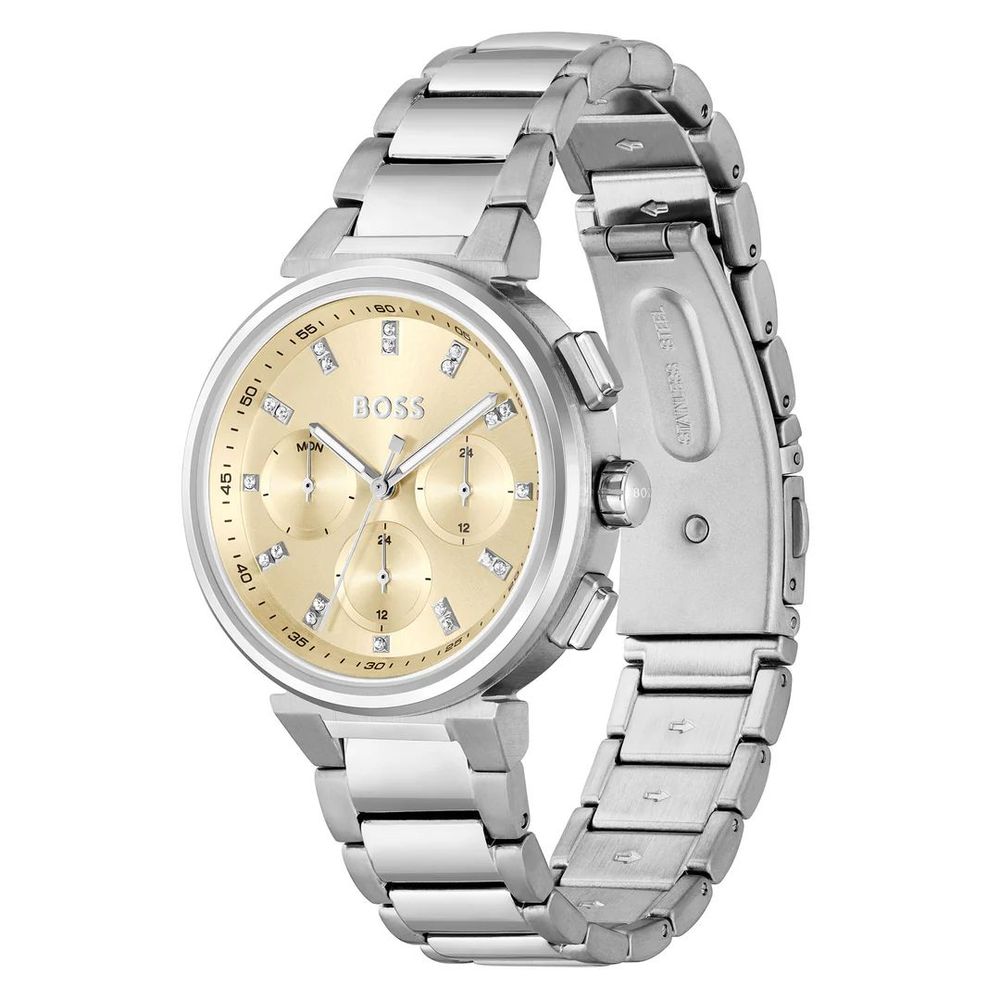 Montre Hugo Boss en acier inoxydable argenté