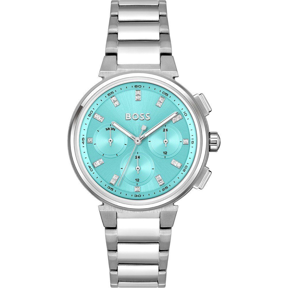 Montre Hugo Boss en acier inoxydable argenté