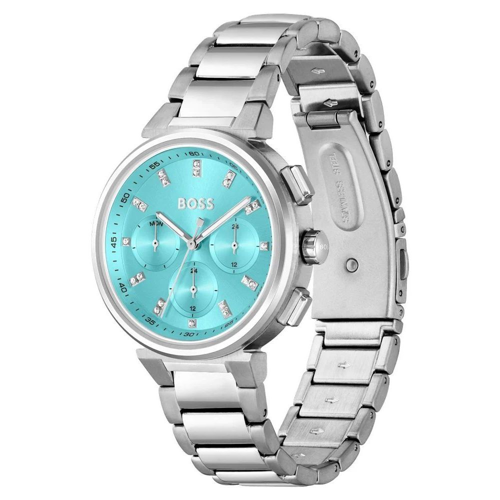 Montre Hugo Boss en acier inoxydable argenté
