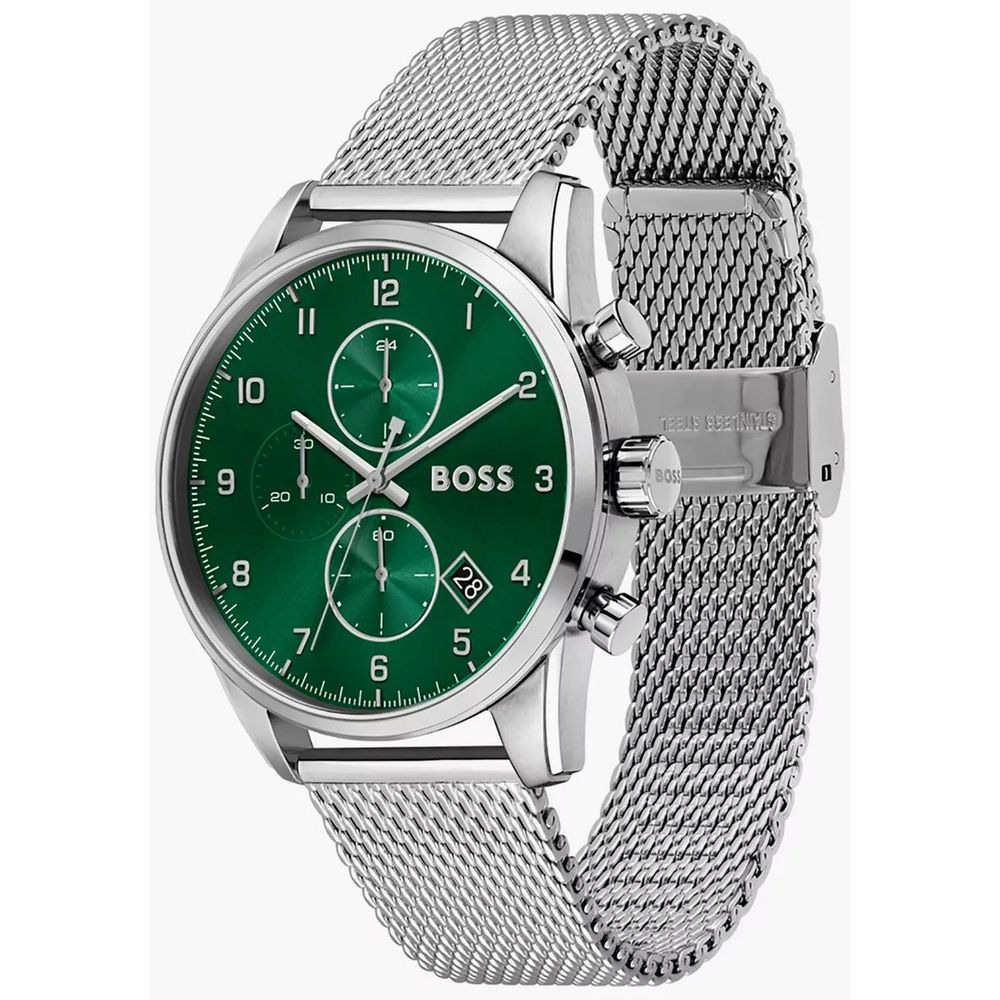 Montre Hugo Boss en acier inoxydable argenté