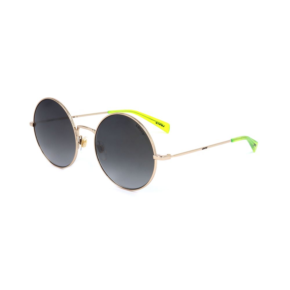 Lunettes de soleil Levi's en acier inoxydable doré