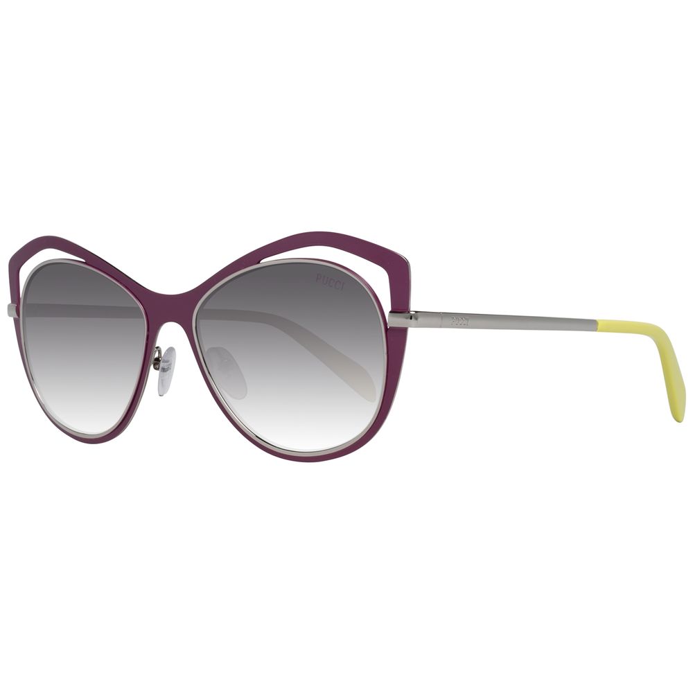 Lunettes de soleil en métal violet Emilio Pucci