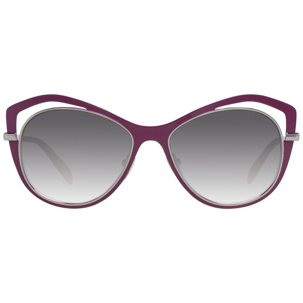 Lunettes de soleil en métal violet Emilio Pucci