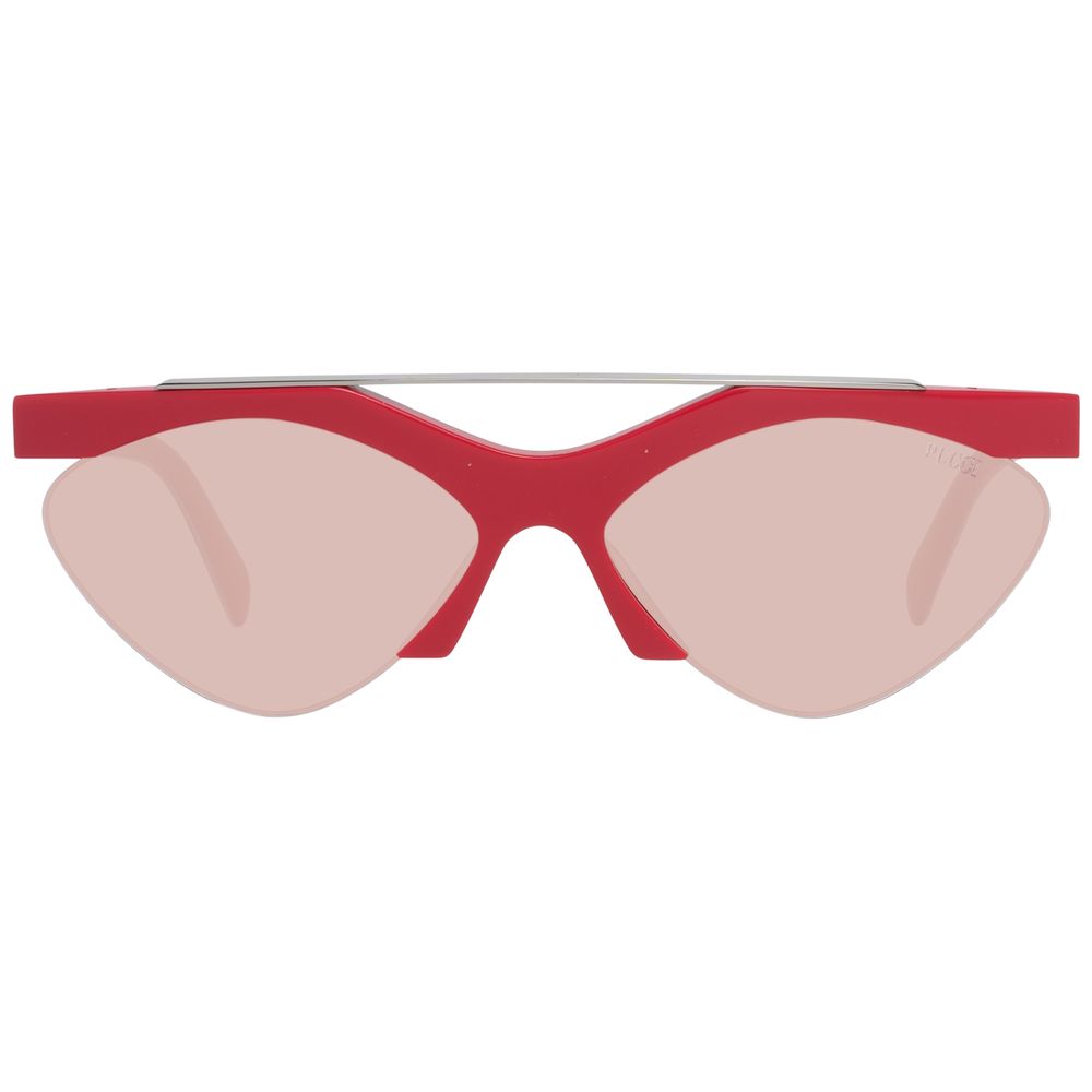 Lunettes de soleil en métal rouge Emilio Pucci