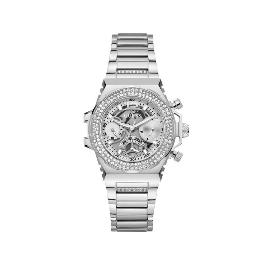 Montre Guess en acier inoxydable gris