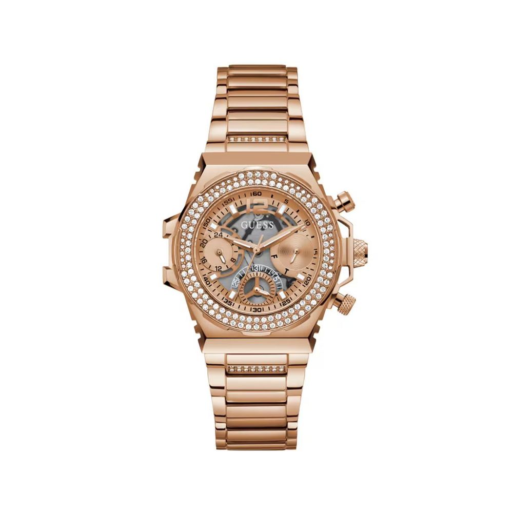 Montre Guess multicolore en acier inoxydable