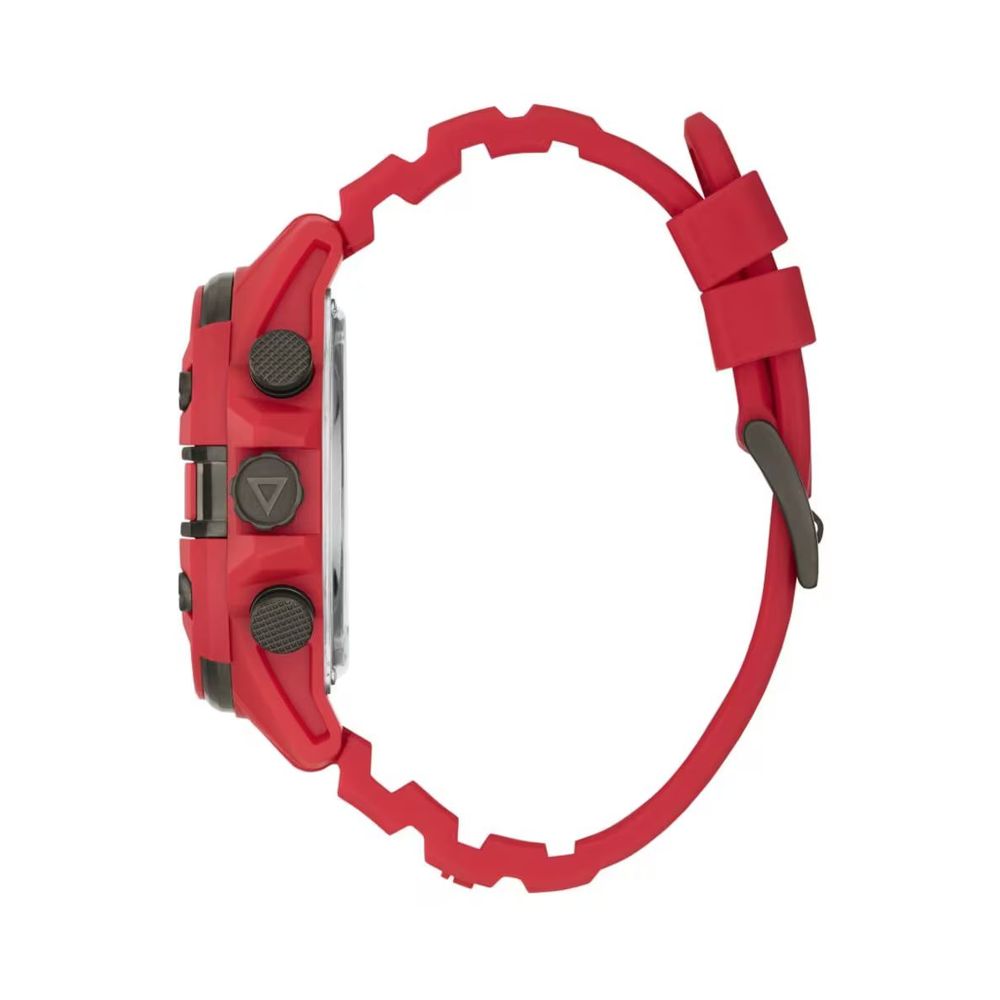 Montre synthétique rouge Guess