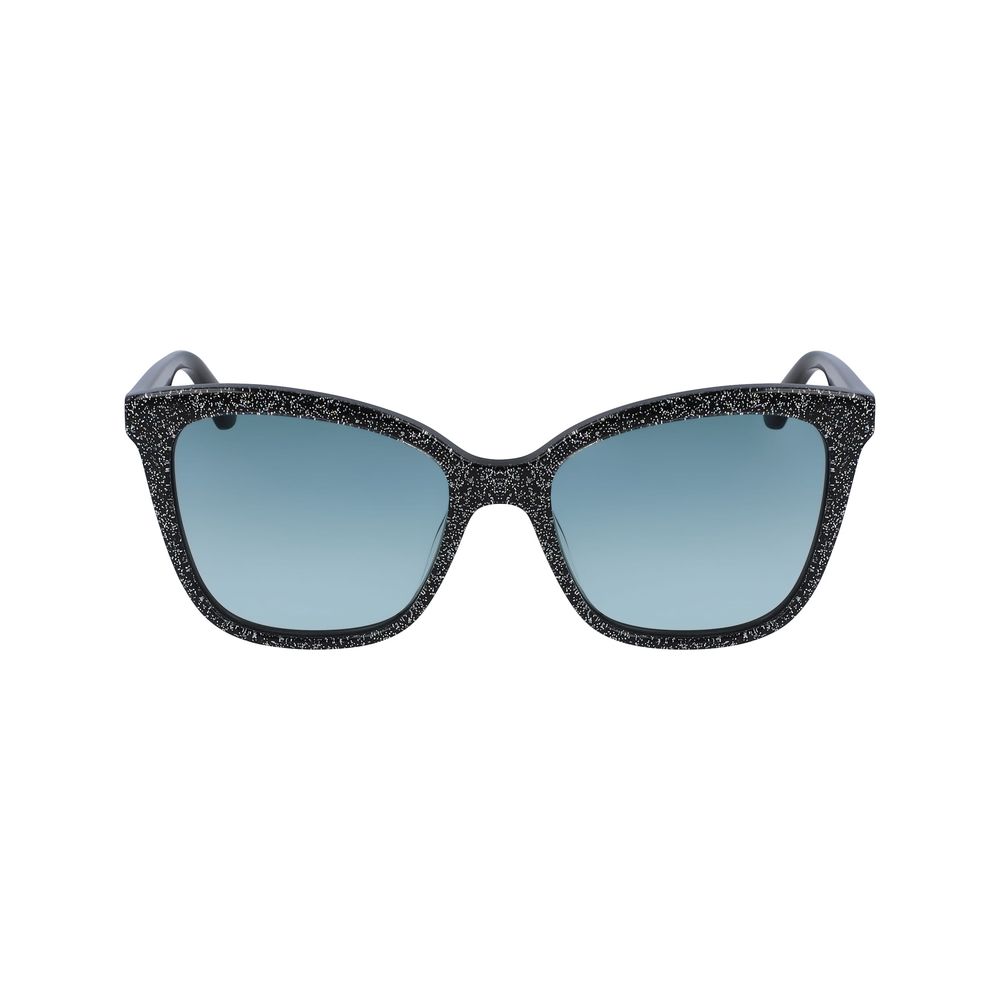 Lunettes de soleil en acétate noir Karl Lagerfeld