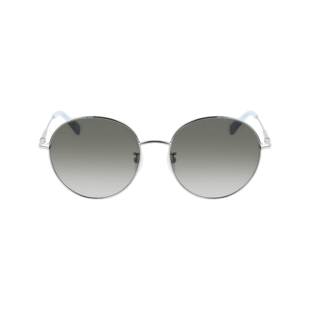 Lunettes de soleil Longchamp en métal bleu