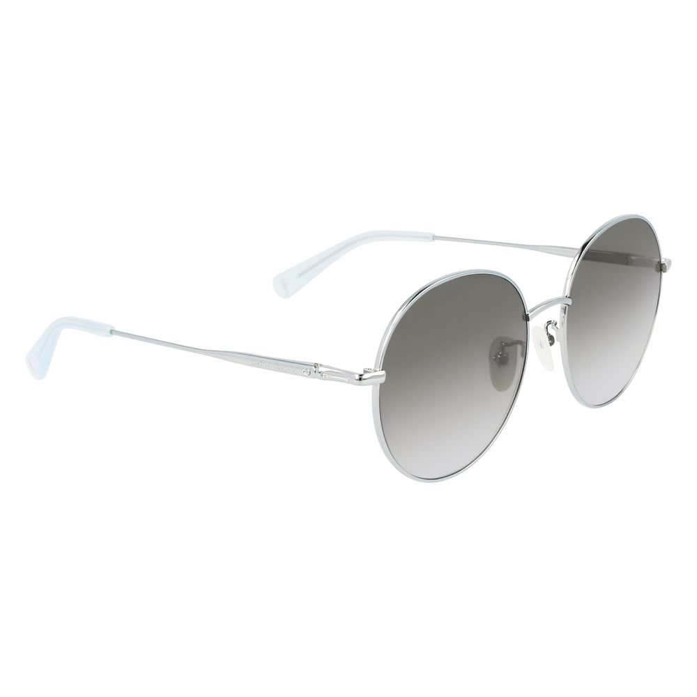 Lunettes de soleil Longchamp en métal bleu