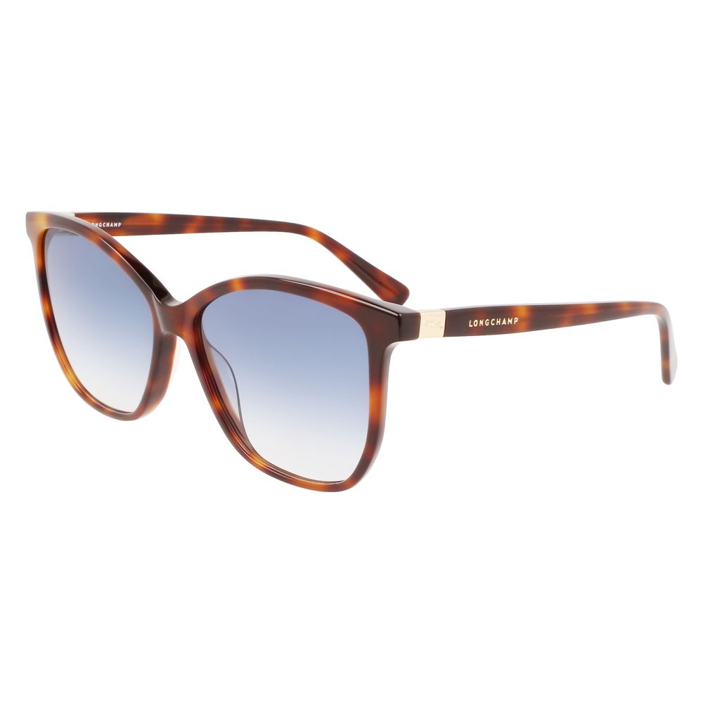 Lunettes de soleil Longchamp en acétate marron