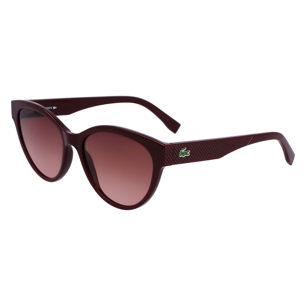 Lunettes de soleil injectées rouges Lacoste