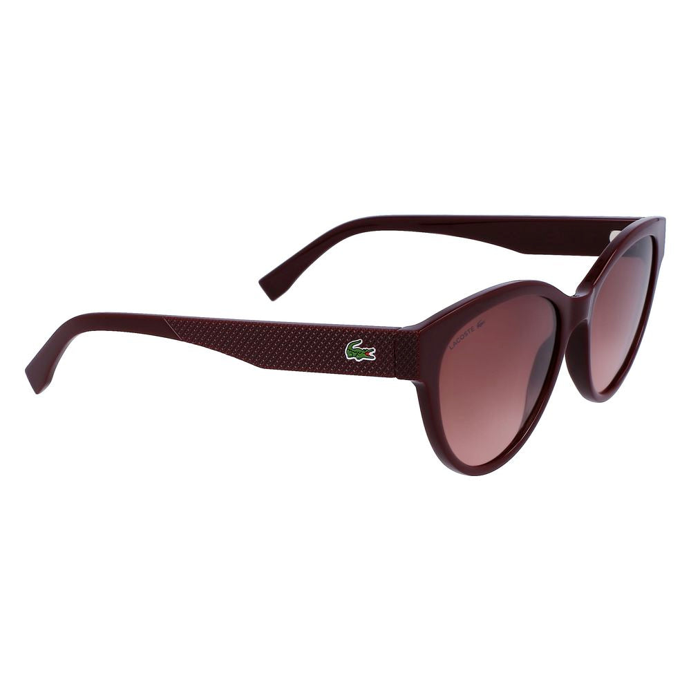 Lunettes de soleil injectées rouges Lacoste