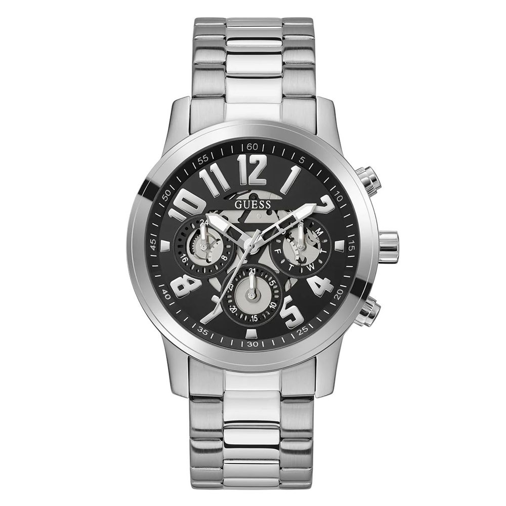 Montre Guess en acier inoxydable gris