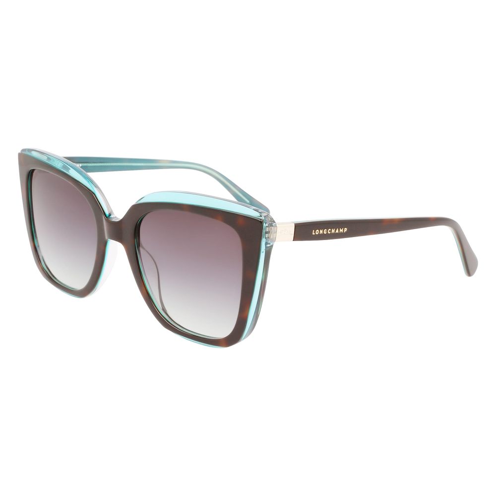 Lunettes de soleil Longchamp en acétate beige