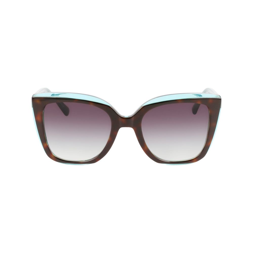 Lunettes de soleil Longchamp en acétate beige