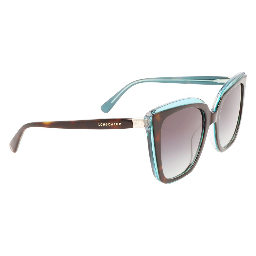 Lunettes de soleil Longchamp en acétate beige