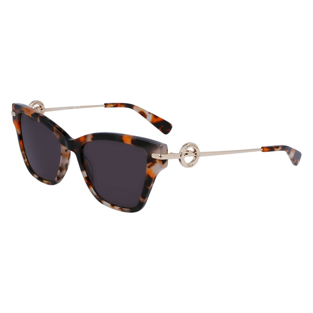 Lunettes de soleil Longchamp en acétate marron
