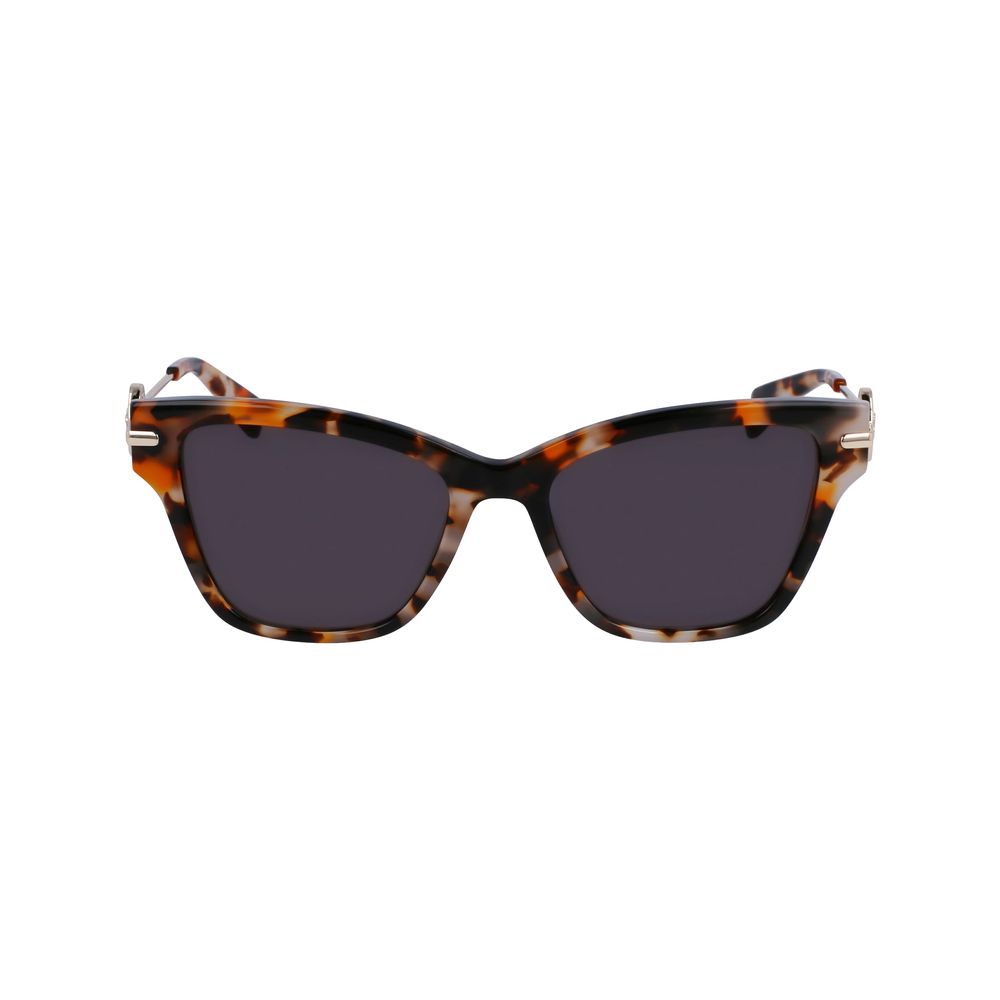 Lunettes de soleil Longchamp en acétate marron