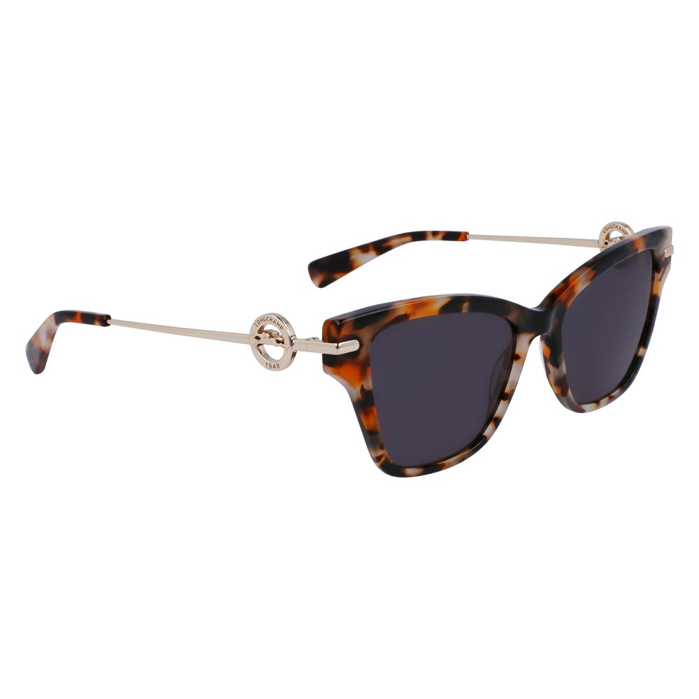 Lunettes de soleil Longchamp en acétate marron