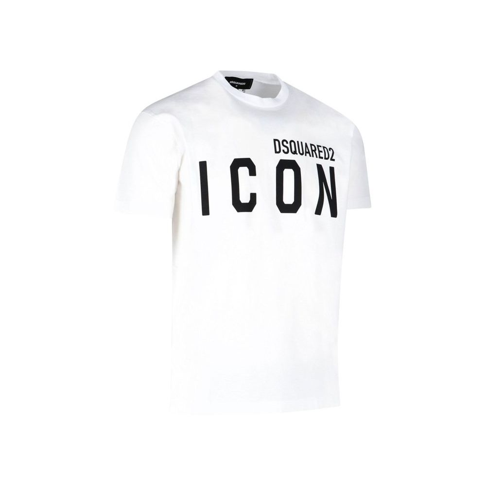 T-shirt en coton blanc Dsquared²