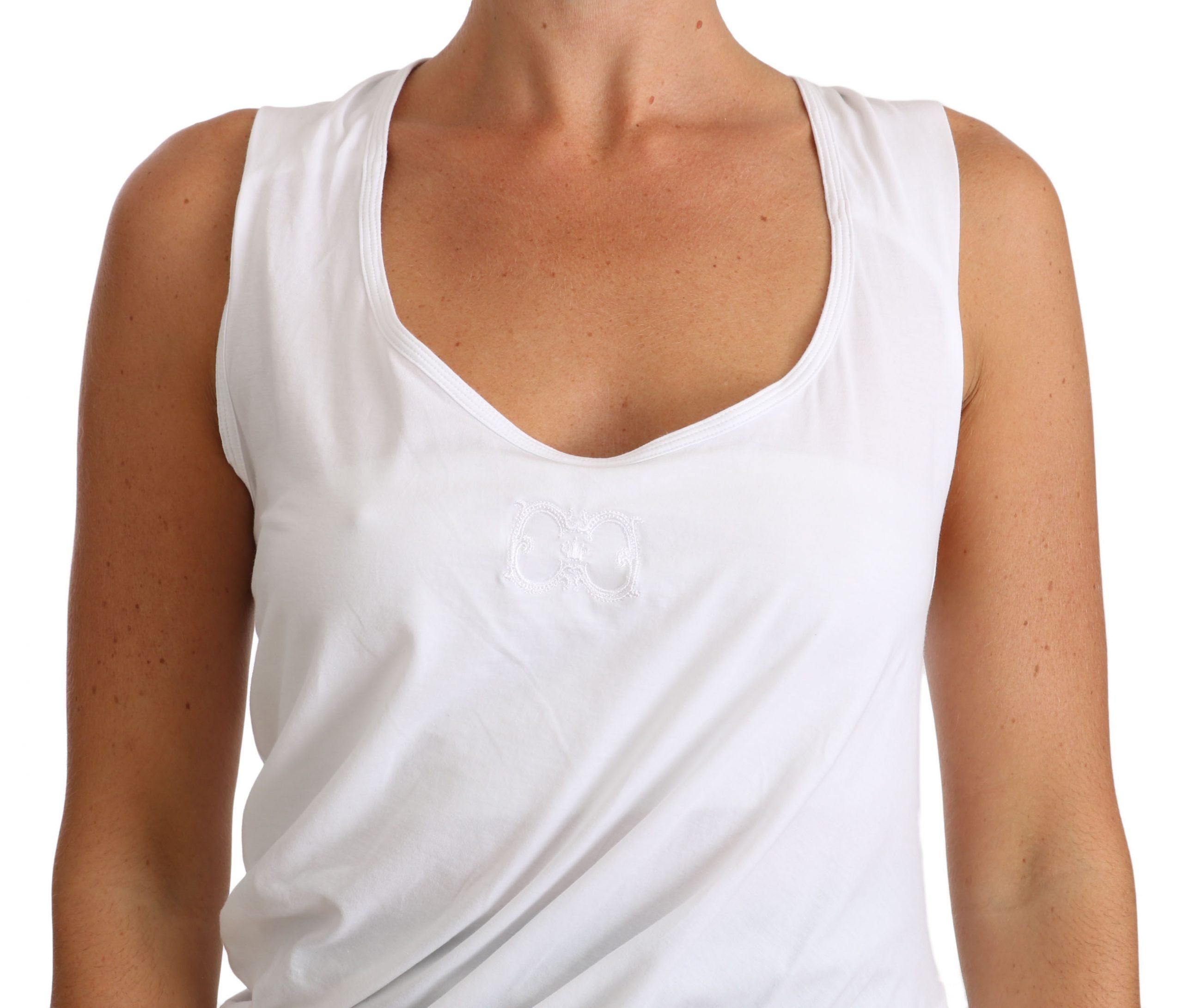 Débardeur Cavalli blanc T-shirt CAVALLI Jersey
