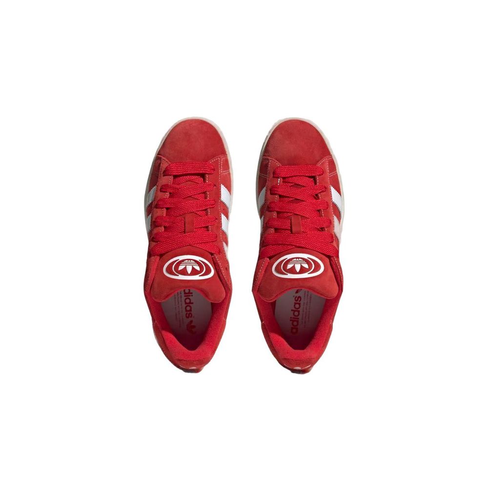 Baskets Adidas en polyéthylène rouge
