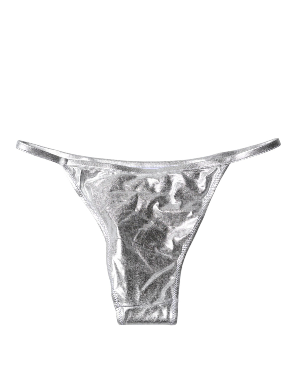 Bas de bikini Dolce &amp; Gabbana en polyester argenté