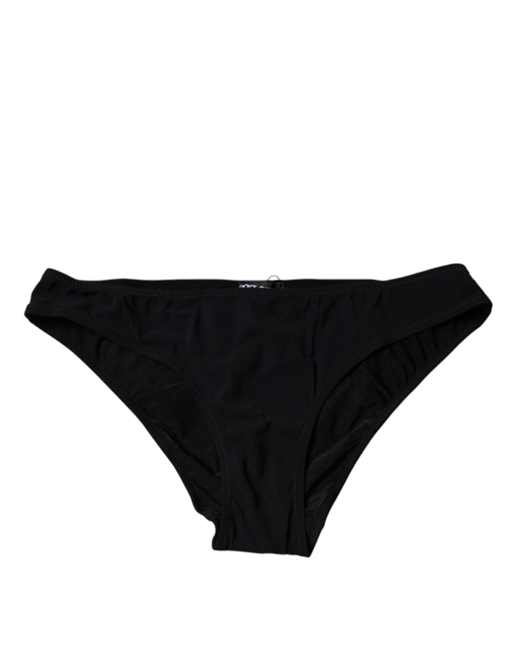 Culotte taille moyenne en nylon extensible noir Dolce &amp; Gabbana