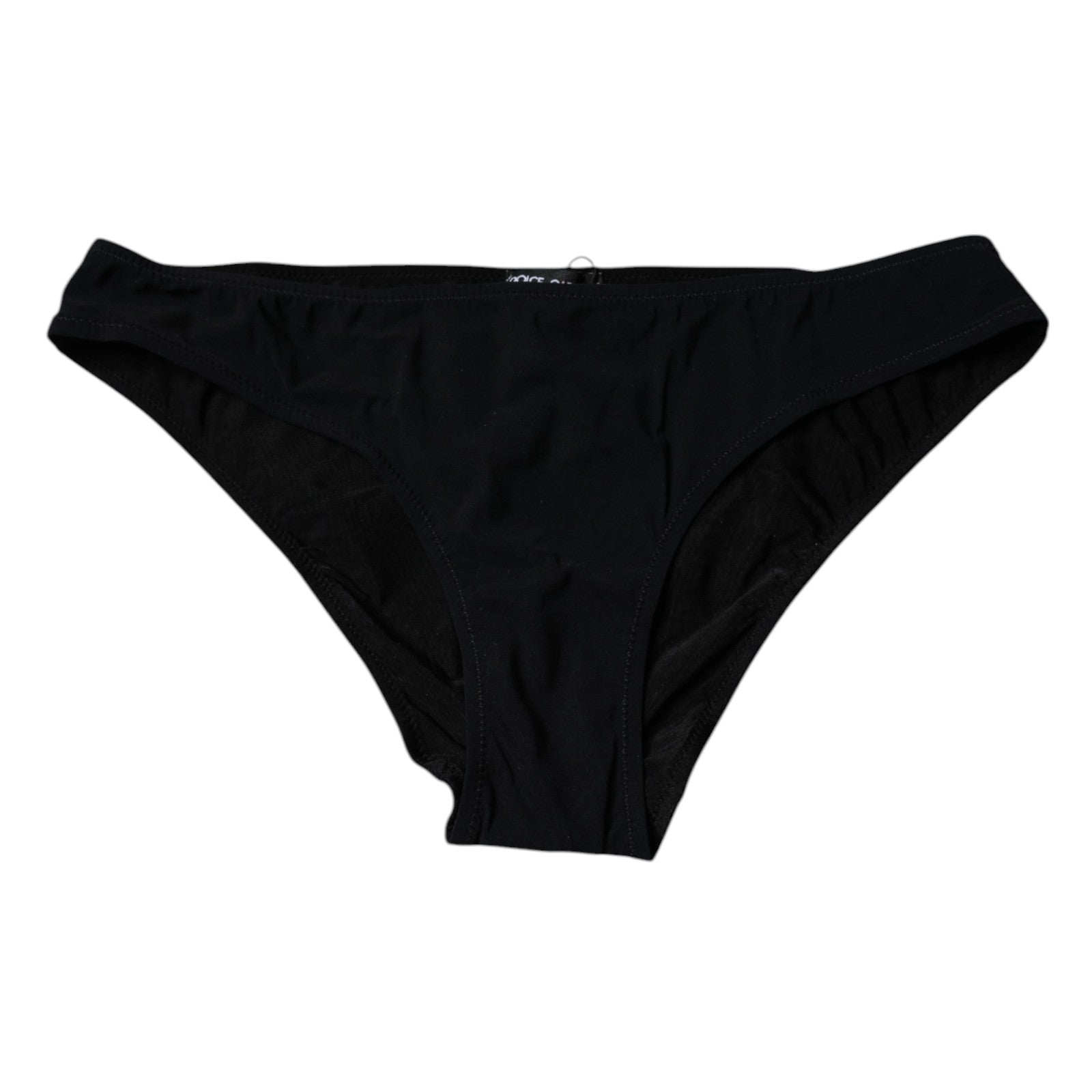 Culotte taille moyenne en nylon extensible noir Dolce &amp; Gabbana