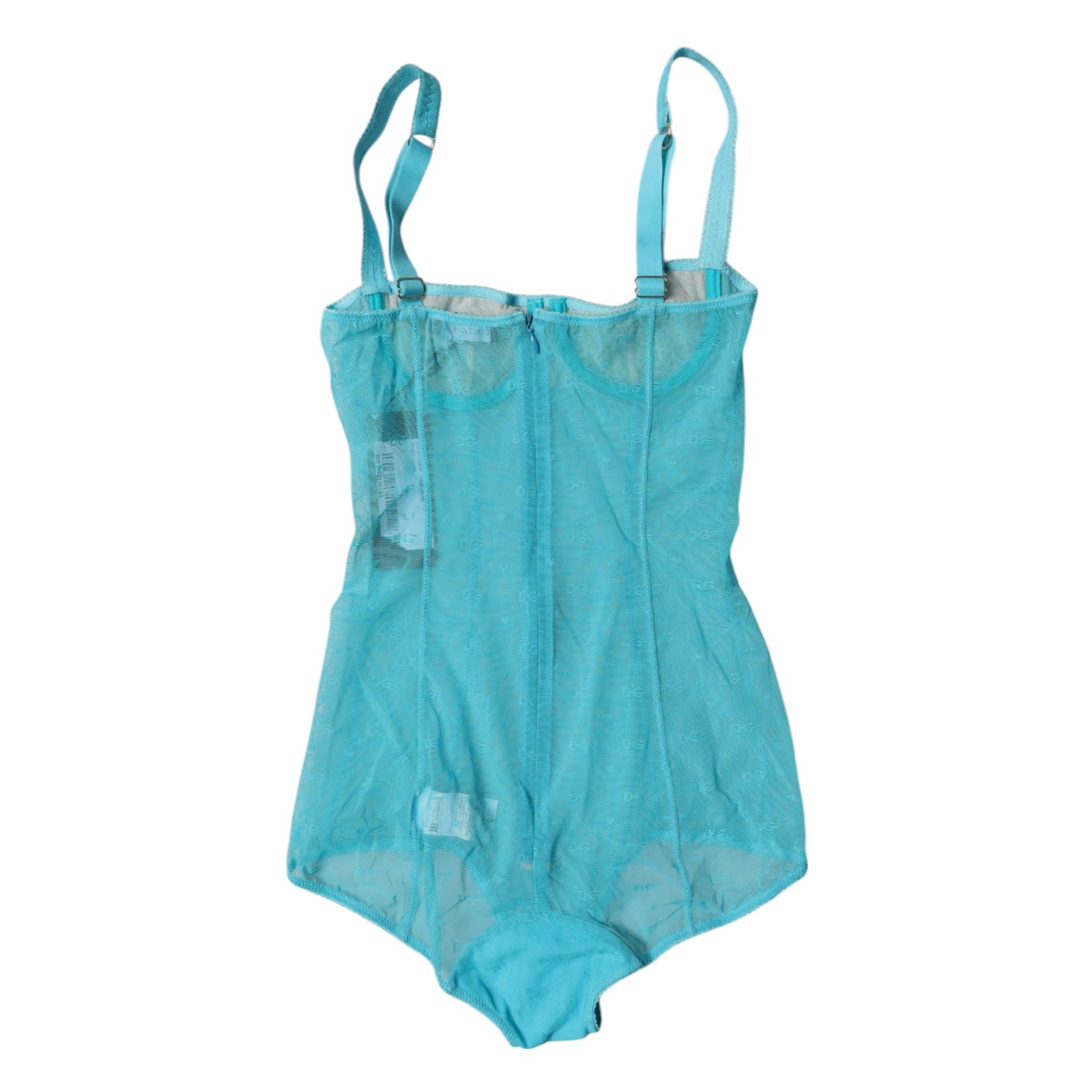 Dolce &amp; Gabbana Sous-vêtement soutien-gorge balconnet en tulle bleu
