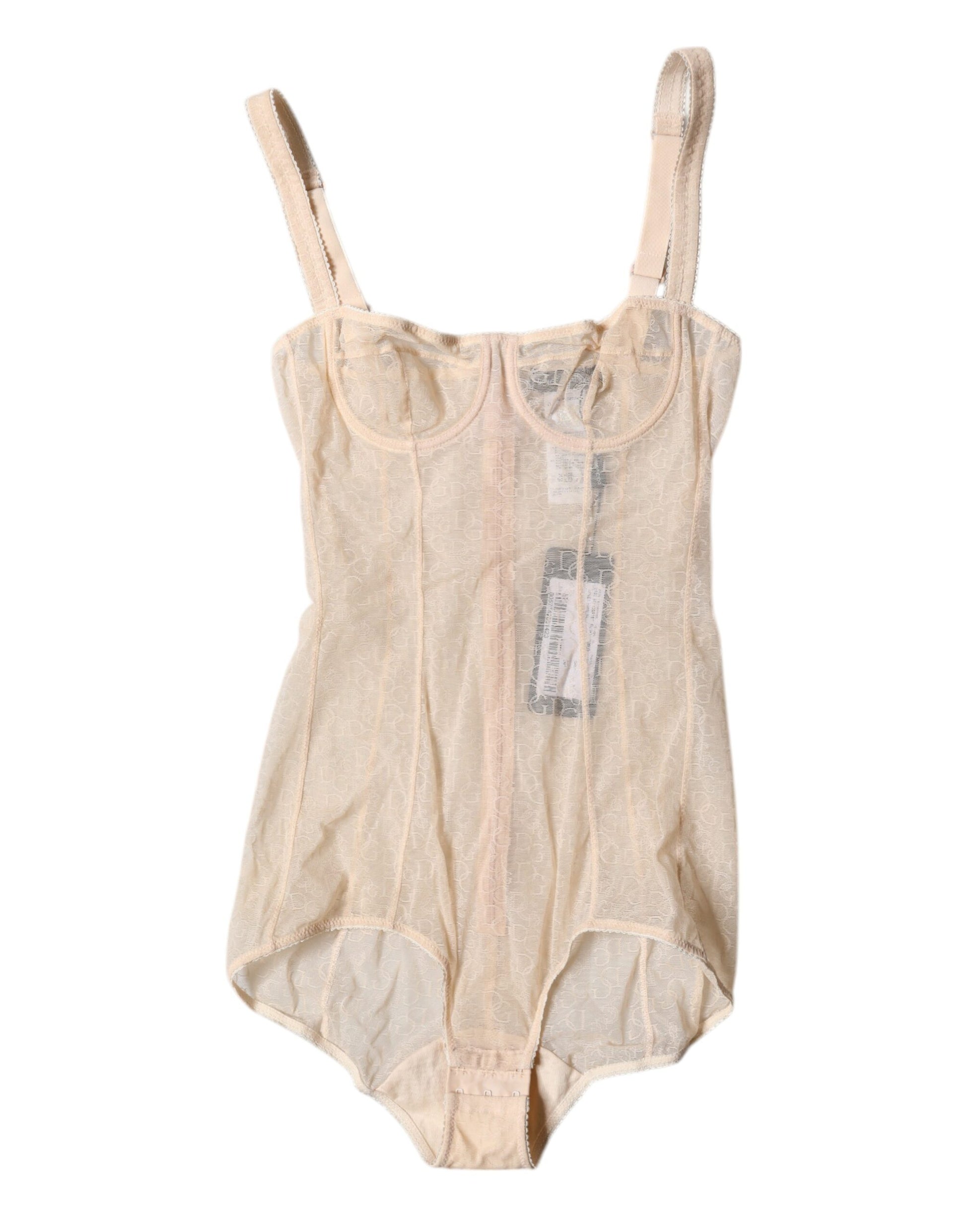 Dolce &amp; Gabbana Sous-vêtements soutien-gorge balconnet en tulle beige