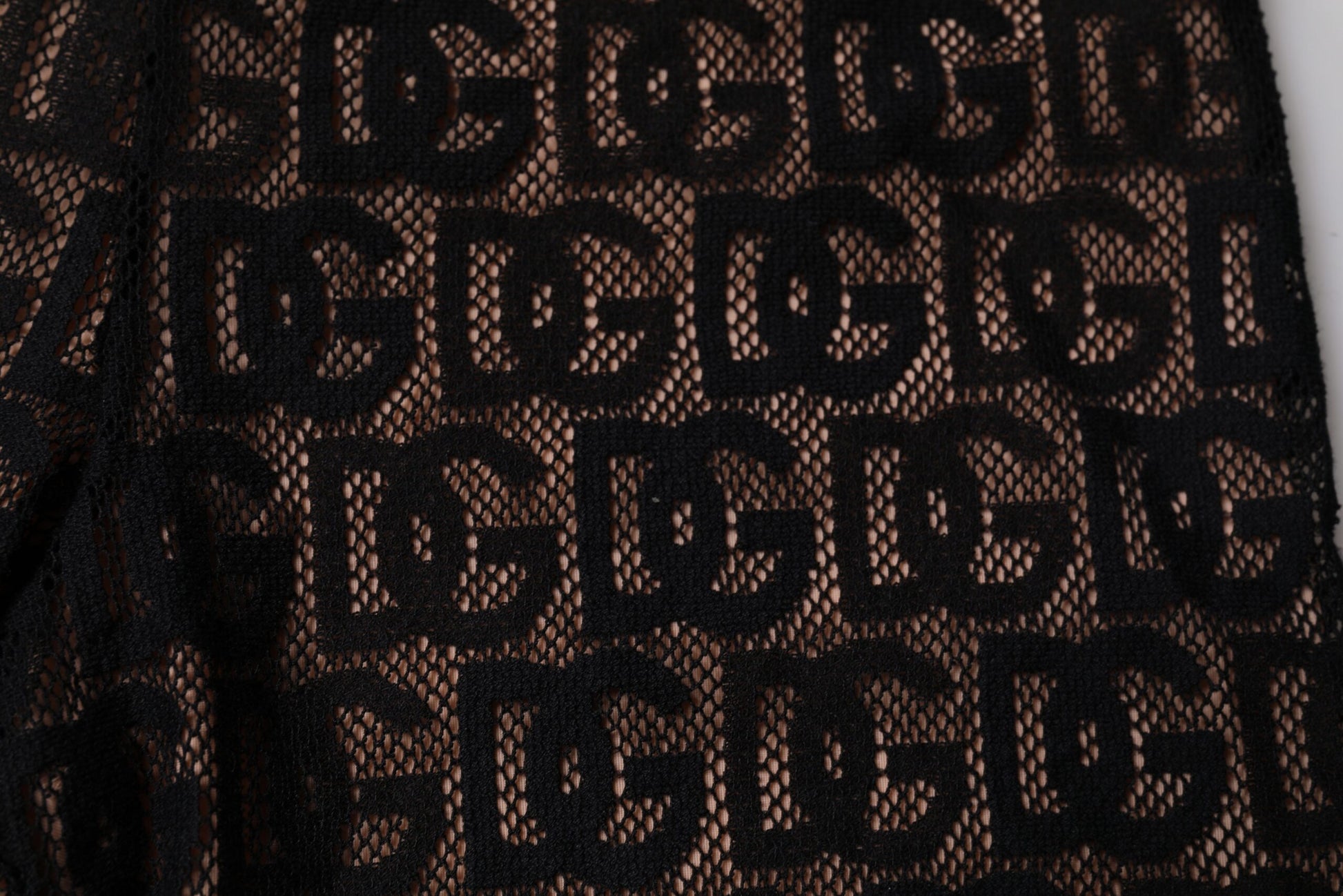 Collants courts à logo monogramme noir Dolce &amp; Gabbana