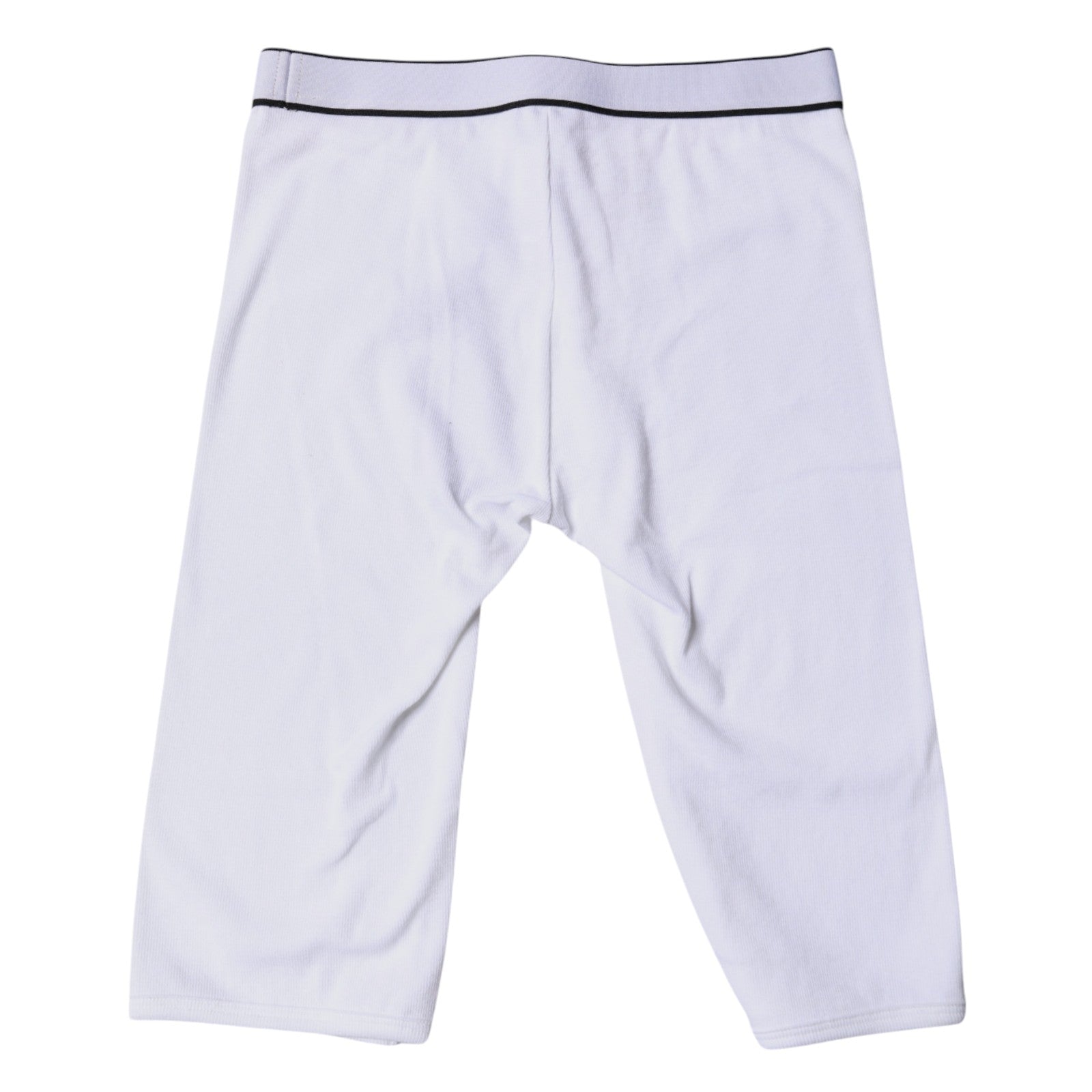Collants courts en coton à logo blanc Dolce &amp; Gabbana