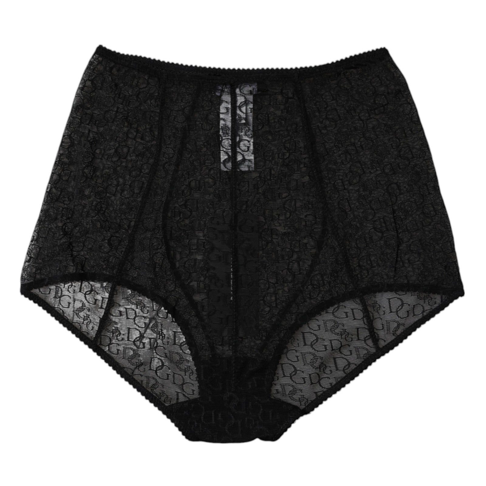Culotte taille haute à logo noir Dolce &amp; Gabbana