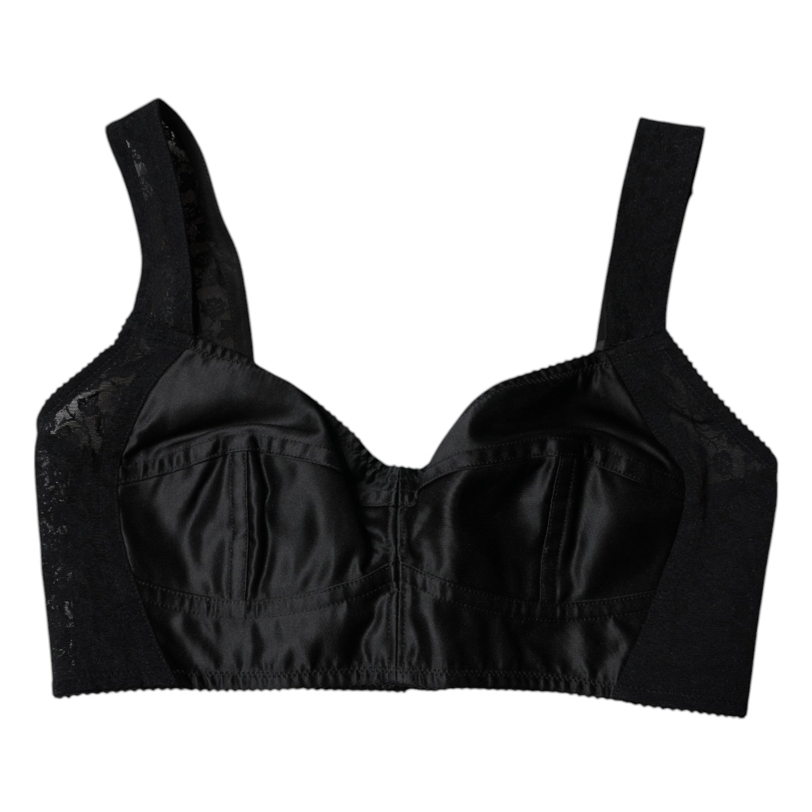 Dolce &amp; Gabbana Sous-vêtements soutien-gorge balconcino en nylon noir