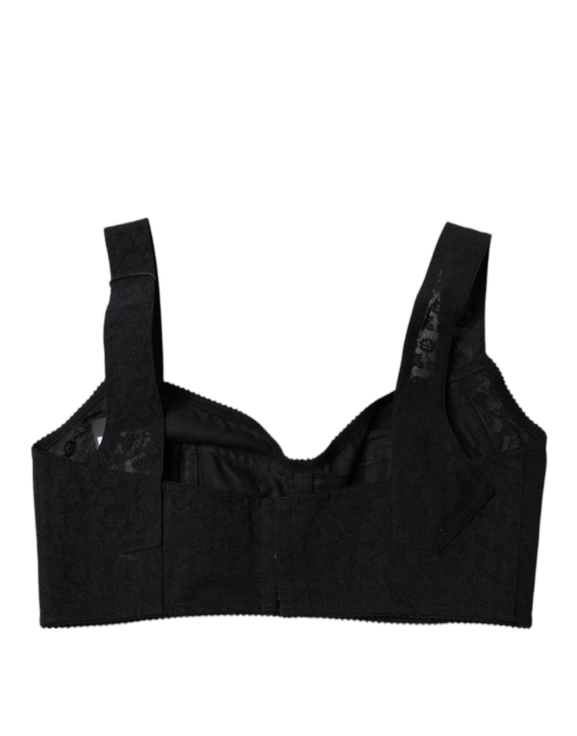 Dolce &amp; Gabbana Sous-vêtements soutien-gorge balconcino en nylon noir