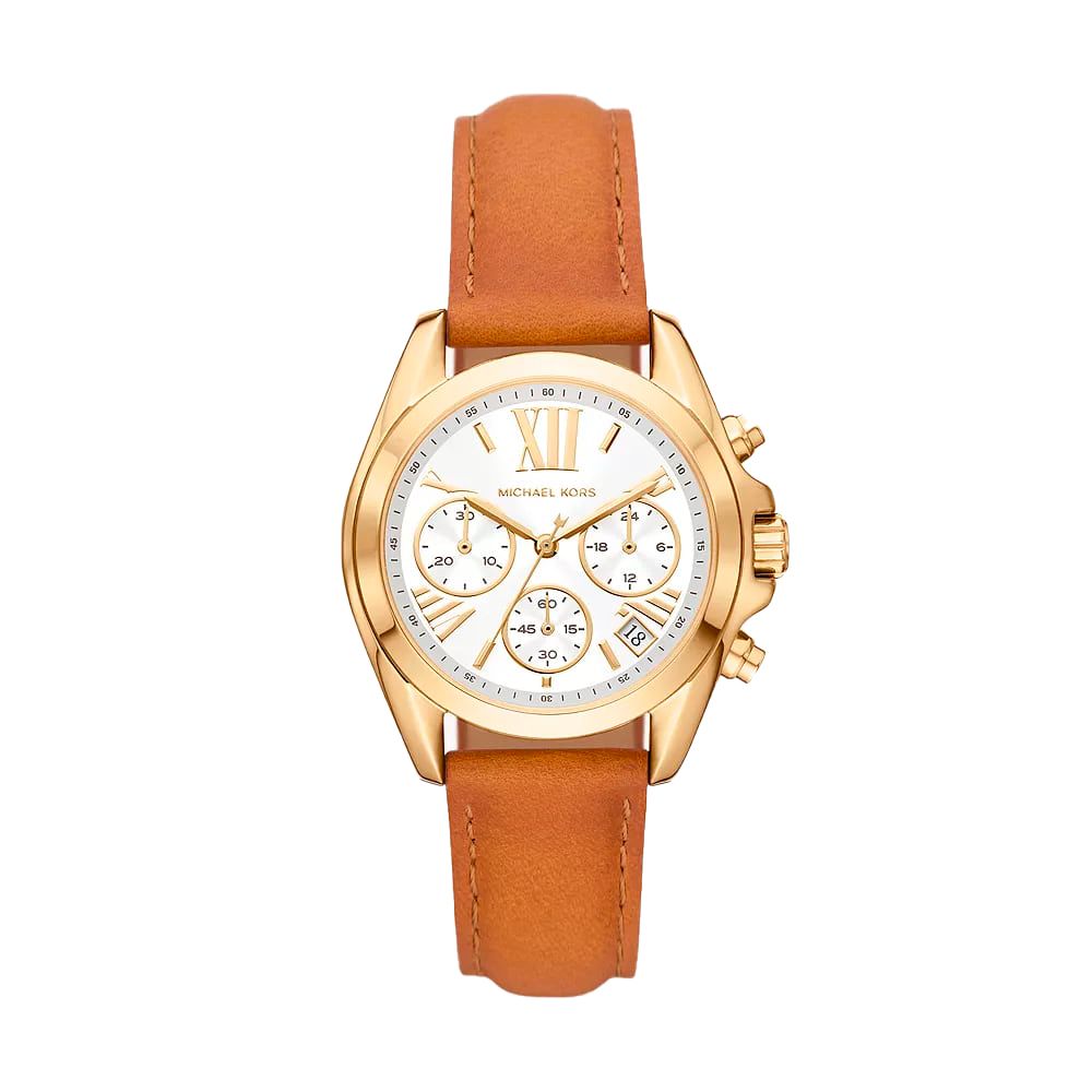 Montre Michael Kors en cuir marron